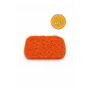 Valerine Life Turuncu Sabunluk Kaymaz Kıvırcık Lif Dokulu Hızlı Kuruyan Su Tahliyeli Sabun Altlığı 7x11cm 3 Adet