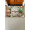 Valerine Life İngiliz Beş Çayı Temalı Welcome Kapı Önü Paspası 45x70cm