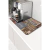 Valerine Life Kahve Makinesi Matı Sıvı Geçirmez Kaymaz Yıkanır Çaycı Çay Espresso Makinesi Pad 35x45cm 27KHD241227