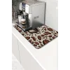 Valerine Life Kahve Makinesi Matı Su Geçirmez Kaymaz Yıkanabilir Çaycı, Çay Espresso Makinesi Pad 35x45cm 27KHD240101