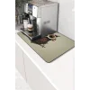 Valerine Life Kahve Makinesi Matı Sıvı Geçirmez Kaymaz Yıkanır Çaycı Çay Espresso Makinesi Pad 35x45cm 27KHD241226