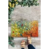 Valerine Life Renkli Kuşlar Hayat Ağacı Welcome Hoş Geldiniz Kapı Önü Paspası 45x70cm