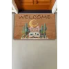 Valerine Life Kaktüs ve Karavan Welcome Kapı Önü Paspası 45x70cm