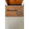 Valerine Life Kalpli Notalar Welcome Kapı Önü Paspası 45x70cm