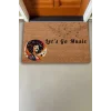 Valerine Life Lets Go Music Kapı Önü Paspası 45x70cm