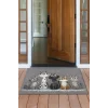 Valerine Life Miyavcıklar Derneği Welcome Hoş Geldiniz Gri Dijital Baskılı Kapı Önü Paspası 45x70cm