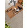 Valerine Life Mutlu Kamp Temalı Welcome Kapı Önü Paspası 45x70cm