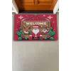 Valerine Life Noel Babalı Yılbaşı Tabelası Welcome Kapı Önü Paspası 45x70cm