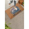 Valerine Life Nostaljik Kaset ve Müzik Çarkları Welcome Kapı Önü Paspası 45x70cm