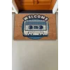 Valerine Life Nostaljik Kaset Welcome Kapı Önü Paspası 45x70cm