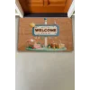 Valerine Life Piknik Temalı Welcome Kapı Önü Paspası 45x70cm