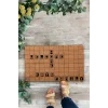 Valerine Life Scrabble Welcome Home Kişiye, İsme ve Aileye Özel Family Kapı Önü Paspası 45x70cm