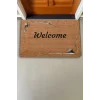 Valerine Life Sisli Çerçeve Welcome Kapı Önü Paspası 45x70cm