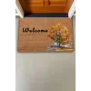 Valerine Life Sonbahar Çınar Ağacı Welcome Kapı Önü Paspası 45x70cm