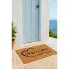 Valerine Life Velür Coco Dokulu Welcome Hoş Geldiniz Kapı Önü Dış Mekan Paspası 45x70cm 27YCM260119