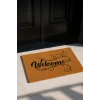 Valerine Life Velür Coco Dokulu Welcome Hoş Geldiniz Kapı Önü Dış Mekan Paspası 45x70cm 27YCM260122