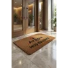 Valerine Life Velür Coco Görünüm Kişiye Firmaya Özel Logolu Ev Ofis İşyeri Kapı Önü Paspası 50x90cm