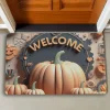 Valerine Life Turuncu Bal Kabağı Welcome Kapı Önü Paspası 45x70cm