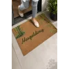 Valerine Life Yeşil Bambu Ağacı Hoş Geldiniz Welcome Ev iç Dış Kapı Önü Paspası 45x70cm