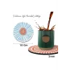 Valerine Life Yıkanabilir Kaymaz Ofis Çay ve Kahve Fincan Bardak Altlığı 10x10cm 6 Adet Model No.506