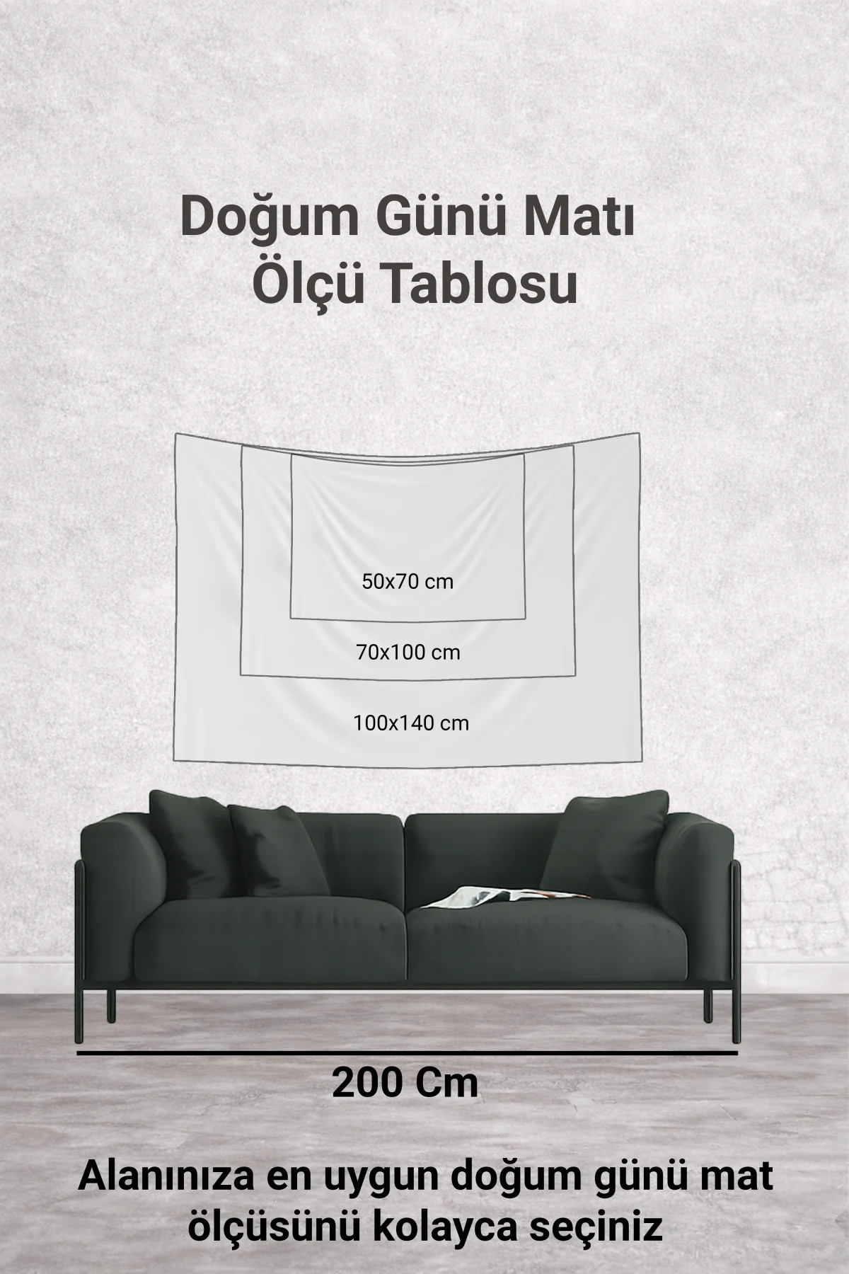 Promix Go Kişiye İsme Özel Doğum Günü Duvar Örtüsü Happy Birthday Duvar Halısı Flama Afişi Premium Kumaş Mat