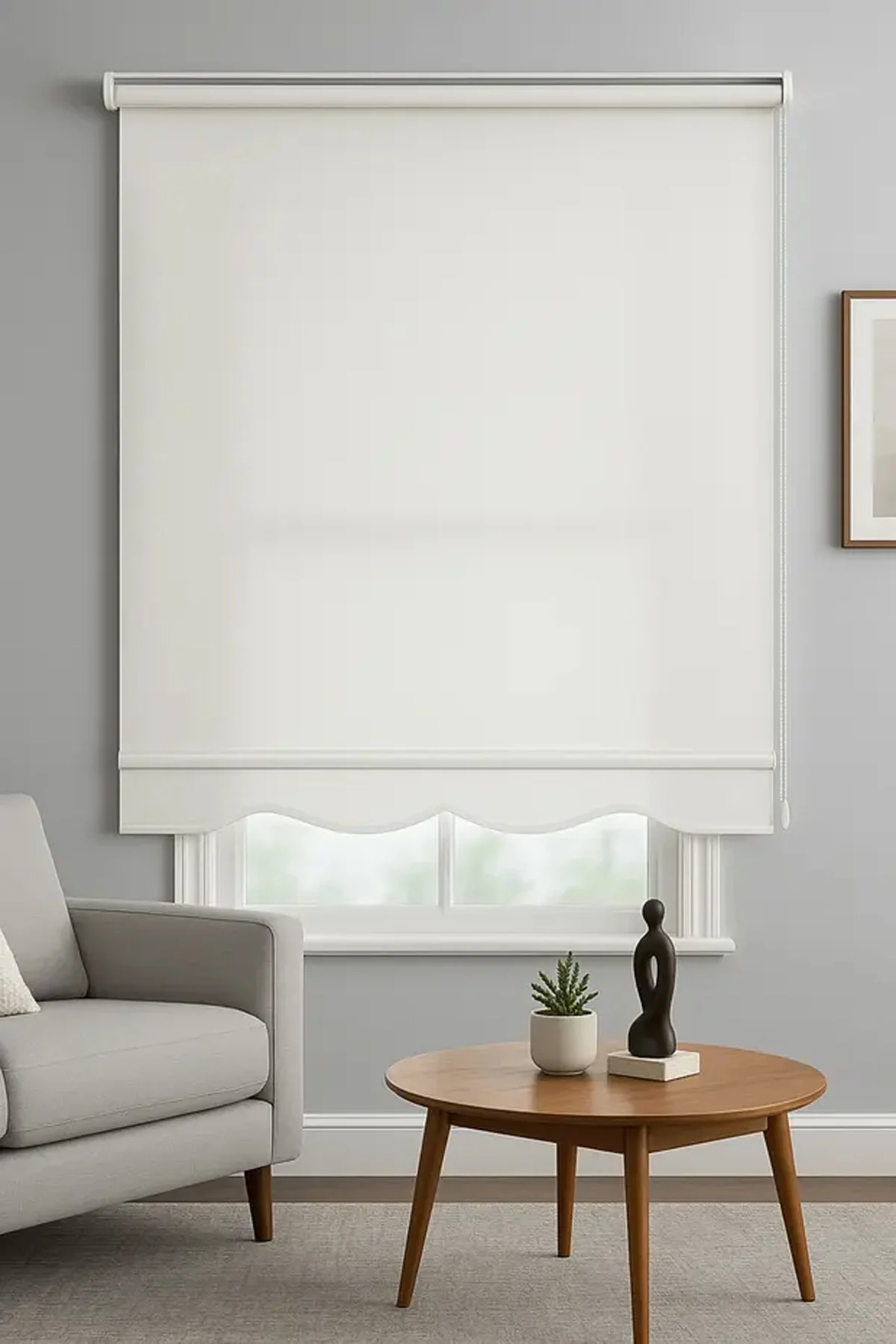 Valerine Life Ekru Zebra Stor Perde İşyeri Ofis Kişiye İsme Firmaya Özel Logolu Güneşlik