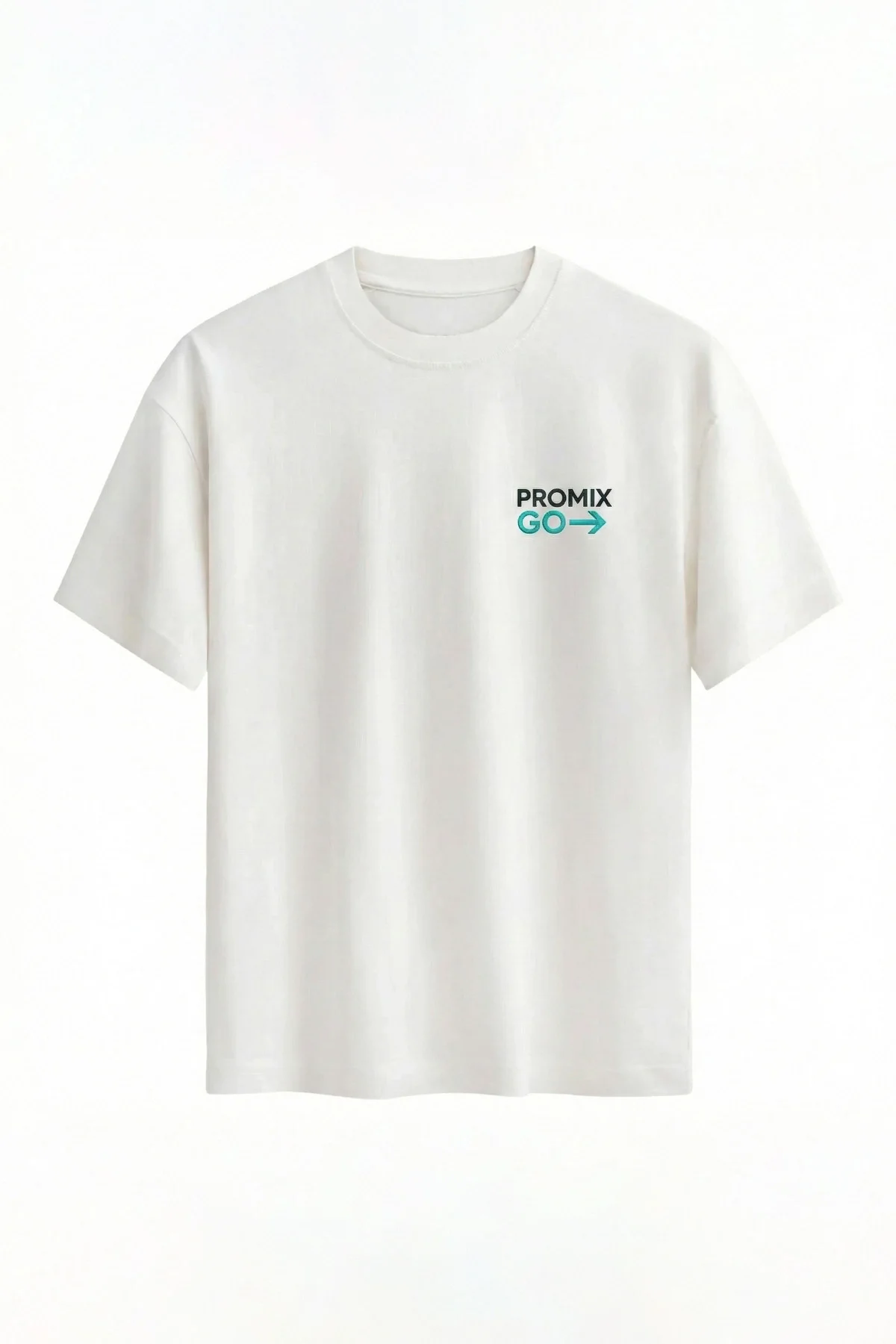 Promix Go Unisex T-Shirt Yuvarlak Yaka Kısa Kol Kişiye İsme Özel Tasarım Private Label New Design