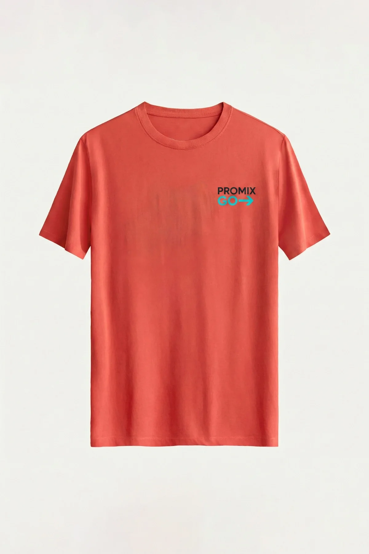 Promix Go Unisex T-Shirt Yuvarlak Yaka Kısa Kol Kişiye İsme Özel Tasarım Private Label New Design