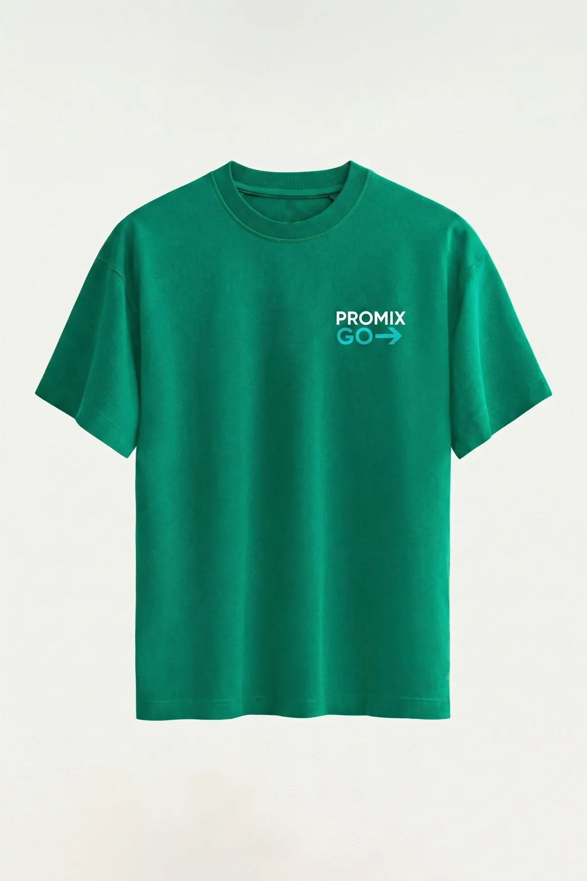 Promix Go Unisex T-Shirt Yuvarlak Yaka Kısa Kol Kişiye İsme Özel Tasarım Private Label New Design