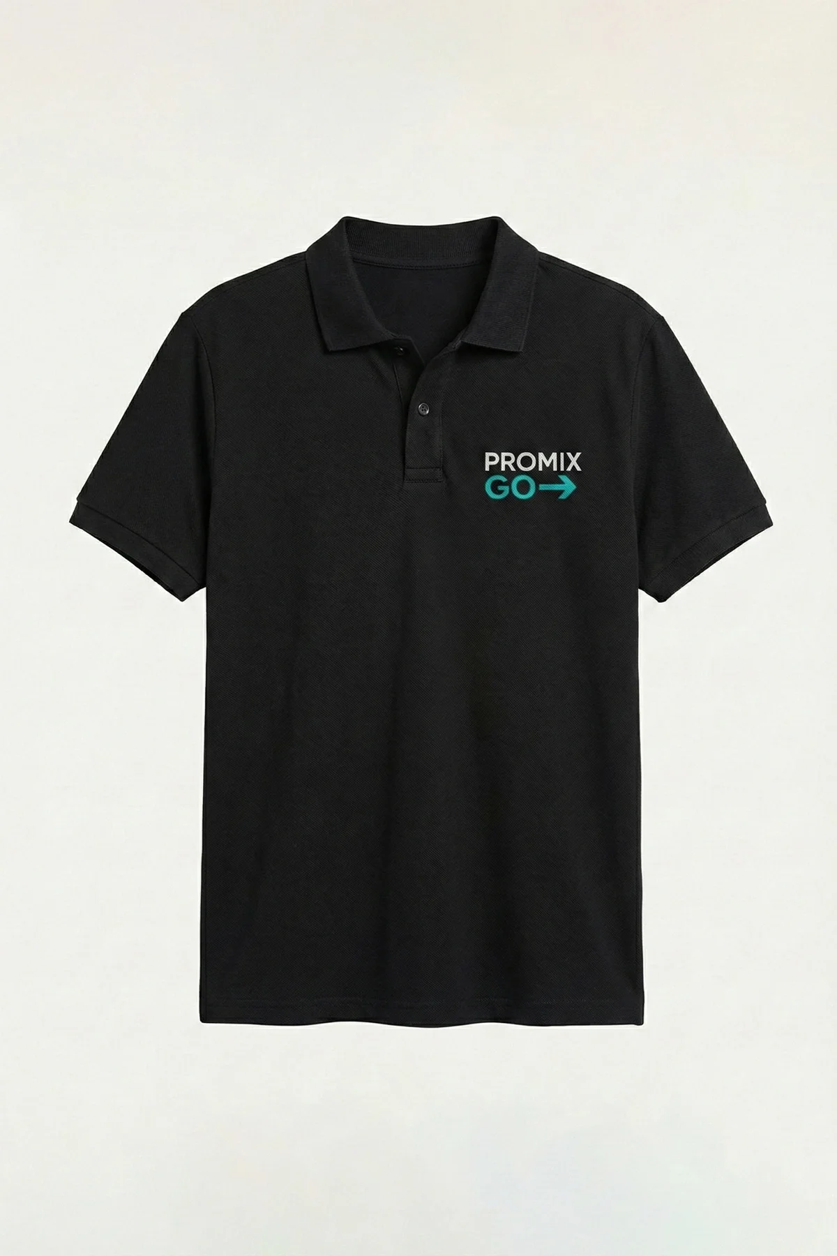 Promix Go Unisex T-Shirt Polo Yaka Kısa Kol Kişiye İsme Özel Tasarım Private Label New Design