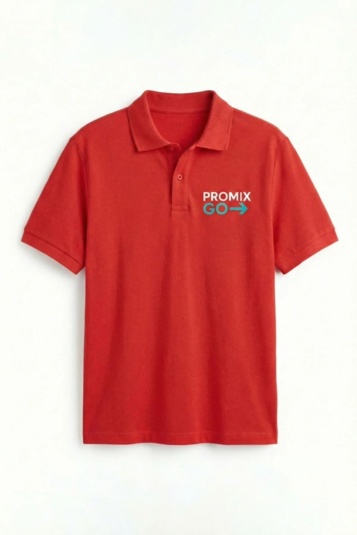 Promix Go Unisex T-Shirt Polo Yaka Kısa Kol Kişiye İsme Özel Tasarım Private Label New Design