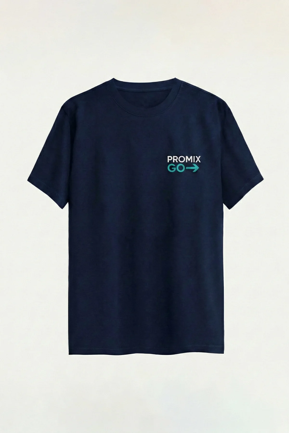 Promix Go Unisex T-Shirt Yuvarlak Yaka Kısa Kol Kişiye İsme Özel Tasarım Private Label New Design