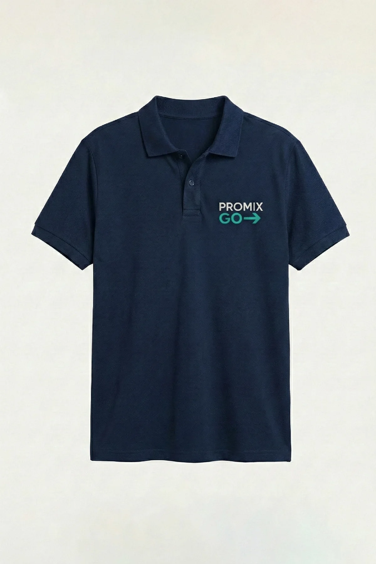 Promix Go Unisex T-Shirt Polo Yaka Kısa Kol Kişiye İsme Özel Tasarım Private Label New Design