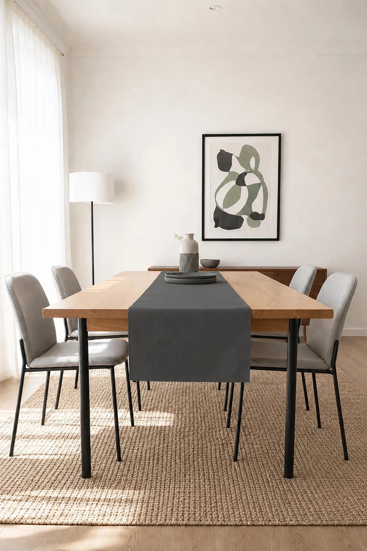 Valerine Life Runner Amerikan Servisi 40x140cm Dijital Baskılı Sıvı Geçirmez Masa Konsol Örtüsü