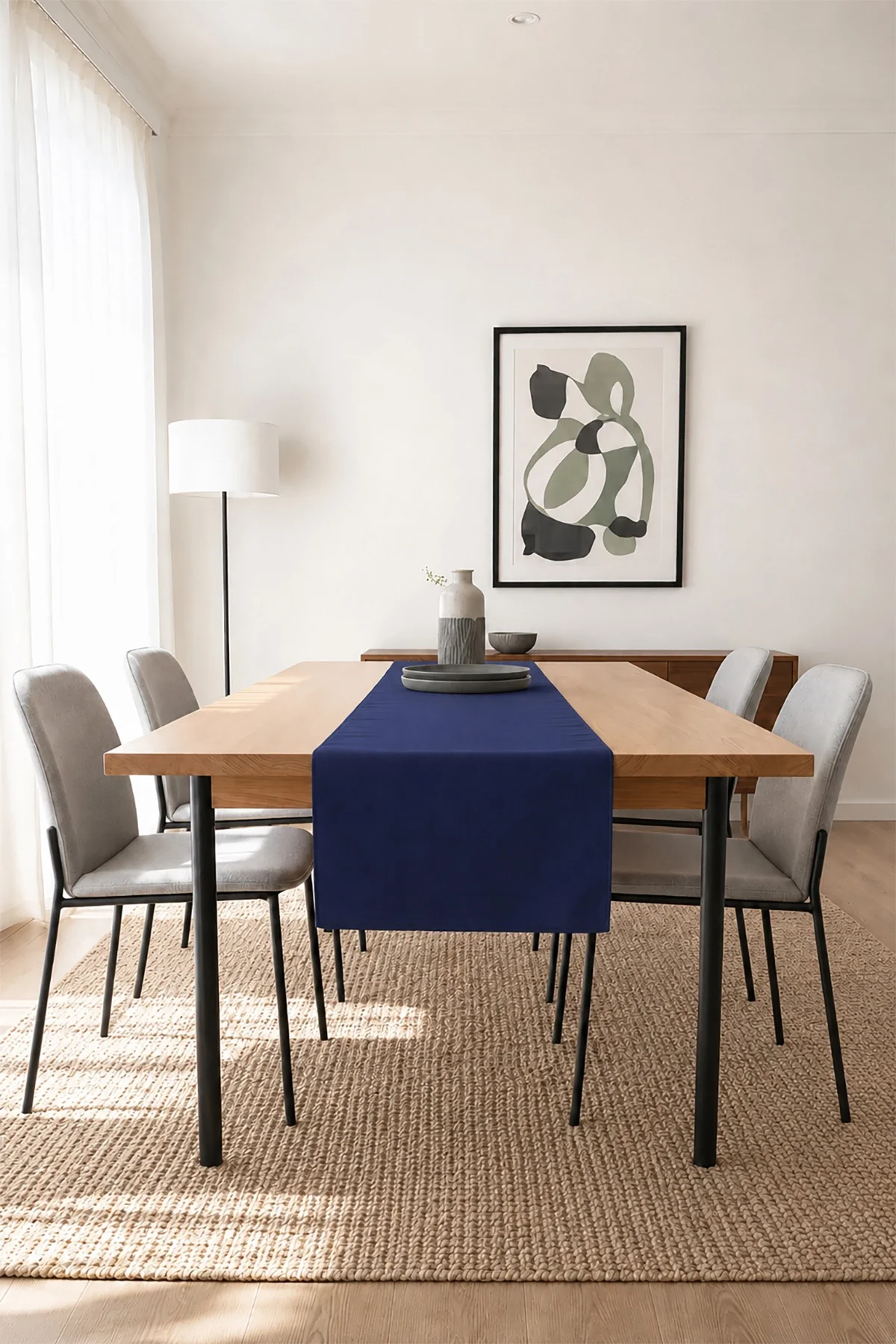 Valerine Life Runner Amerikan Servisi 40x140cm Dijital Baskılı Sıvı Geçirmez Masa Konsol Örtüsü