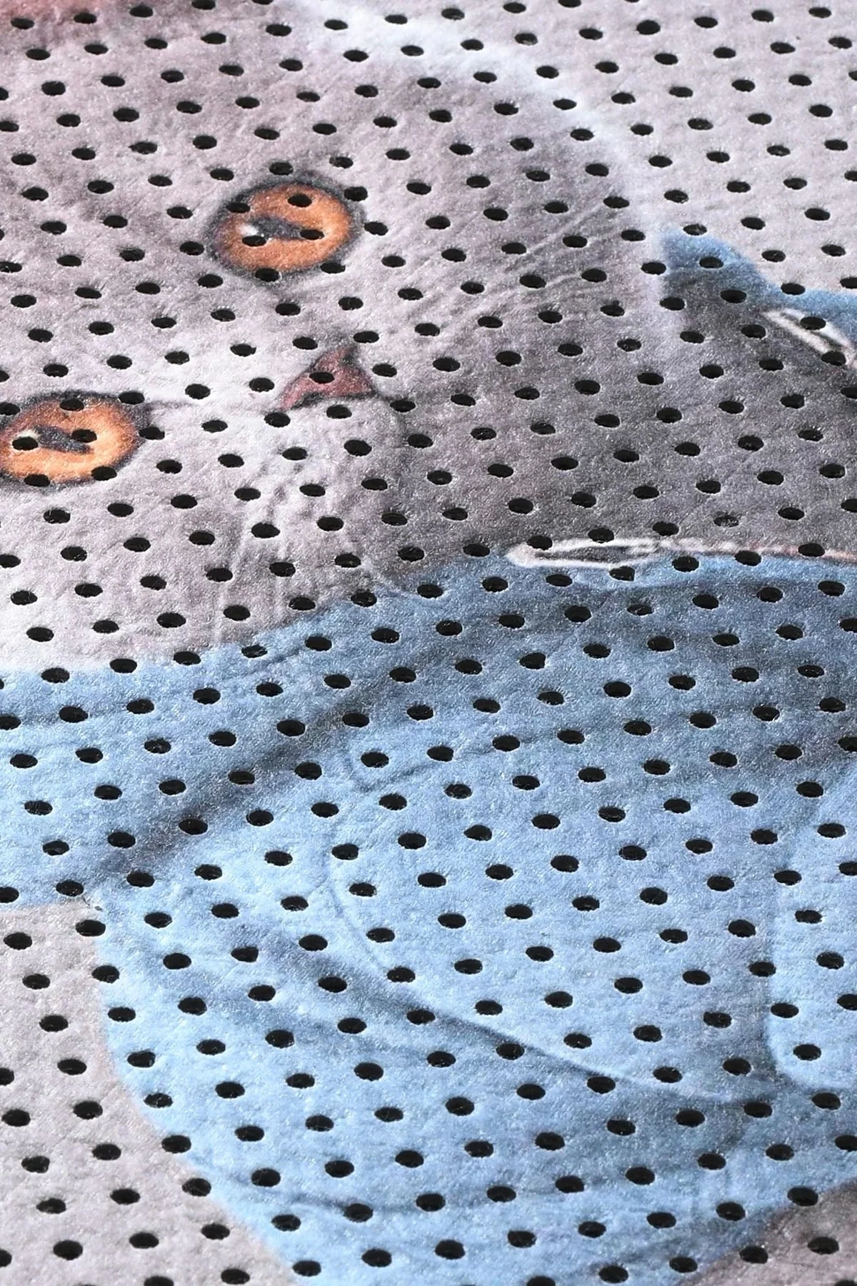 MatGo Pati Kedi Kumu Matı Çift Katlı Sıvı Geçirmez Kaymaz Elekli Yıkanabilir Kedi Tuvaleti Paspası 40x60cm