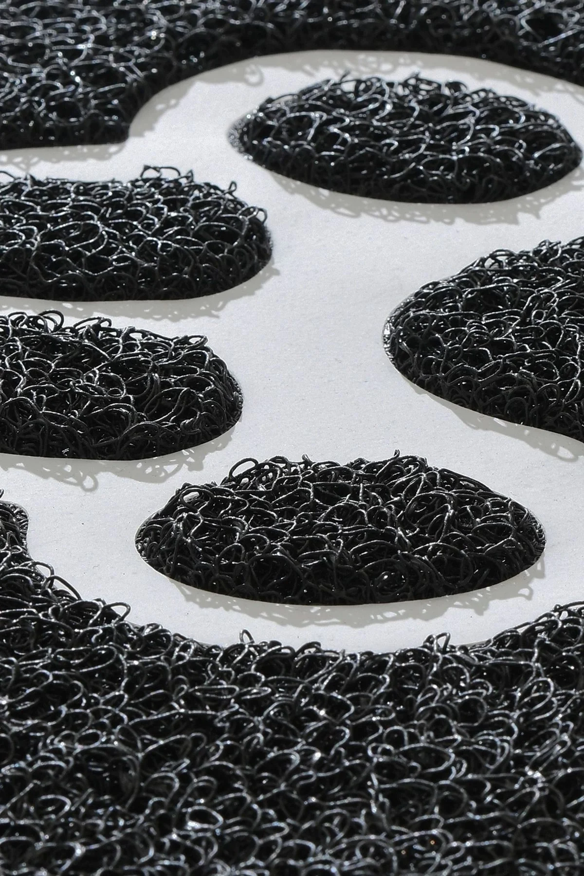 MatGo Pati Kedi Kumu Matı Çift Katlı Sıvı Geçirmez Kaymaz Elekli Yıkanabilir Kedi Tuvaleti Paspası 40x60cm