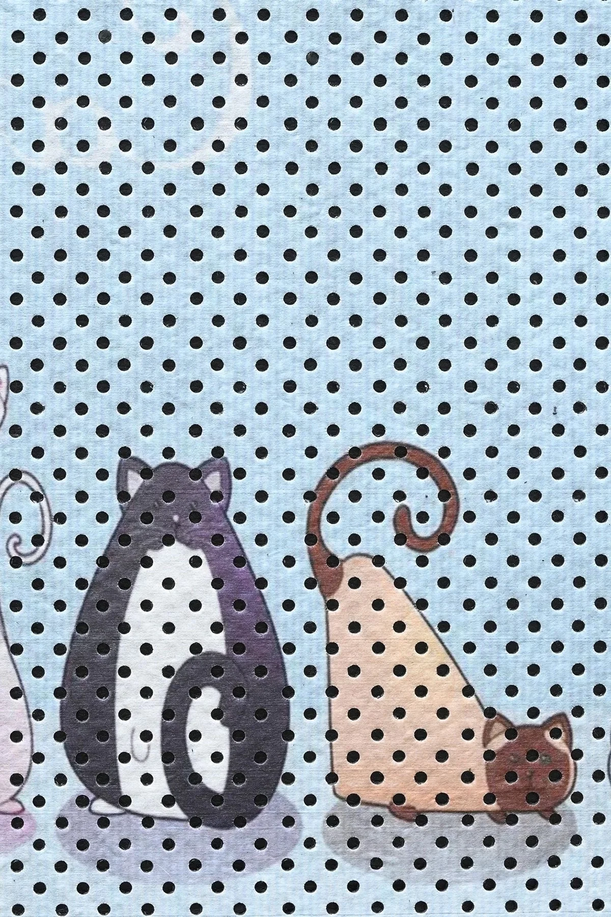 MatGo Pati Kedi Kumu Matı Çift Katlı Sıvı Geçirmez Kaymaz Elekli Yıkanabilir Kedi Tuvaleti Paspası 40x60cm