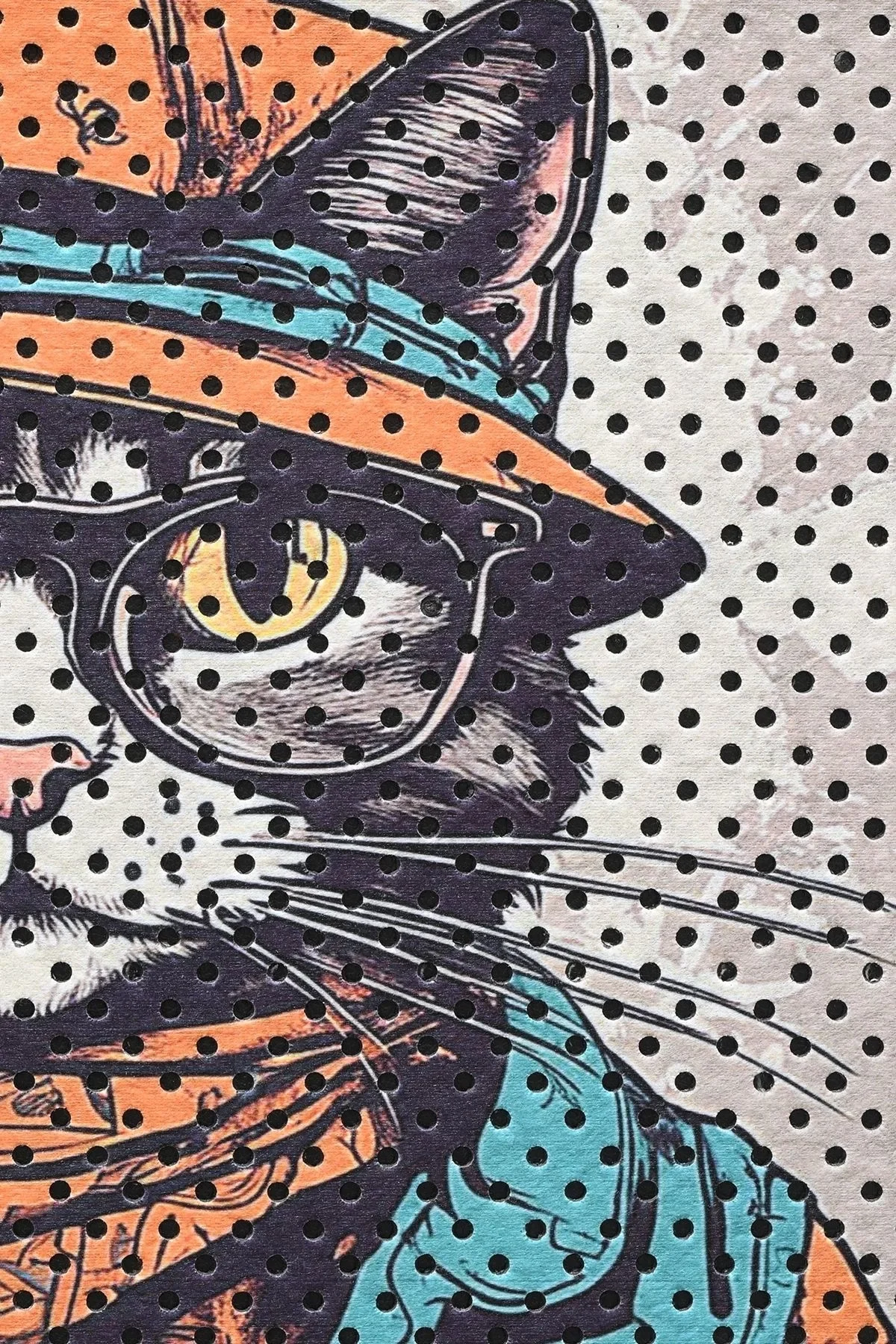 MatGo Pati Kedi Kumu Matı Çift Katlı Sıvı Geçirmez Kaymaz Elekli Yıkanabilir Kedi Tuvaleti Paspası 40x60cm