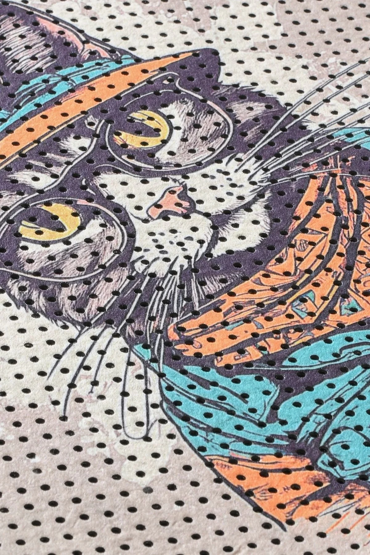 MatGo Pati Kedi Kumu Matı Çift Katlı Sıvı Geçirmez Kaymaz Elekli Yıkanabilir Kedi Tuvaleti Paspası 40x60cm