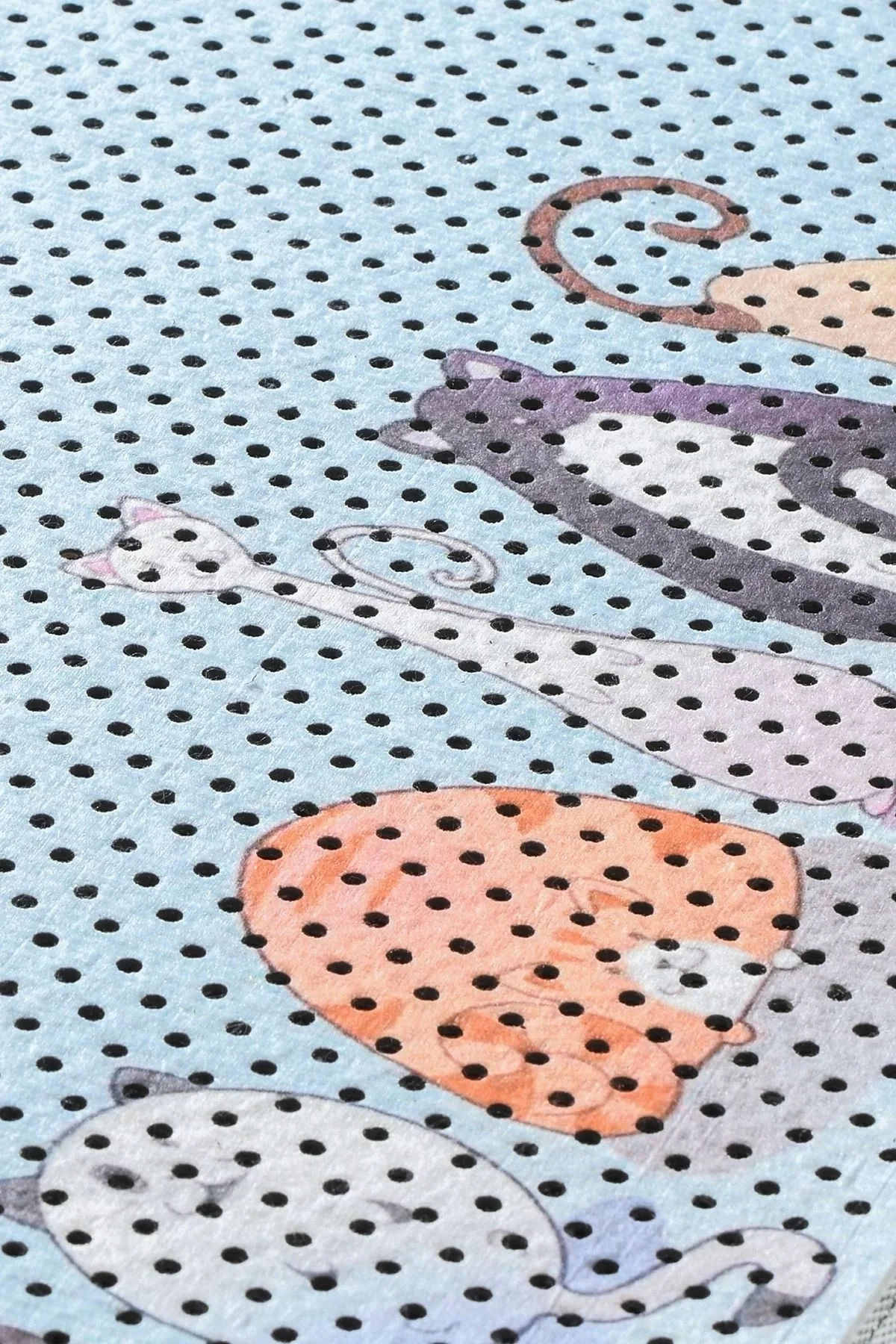 MatGo Pati Kedi Kumu Matı Çift Katlı Sıvı Geçirmez Kaymaz Elekli Yıkanabilir Kedi Tuvaleti Paspası 40x60cm