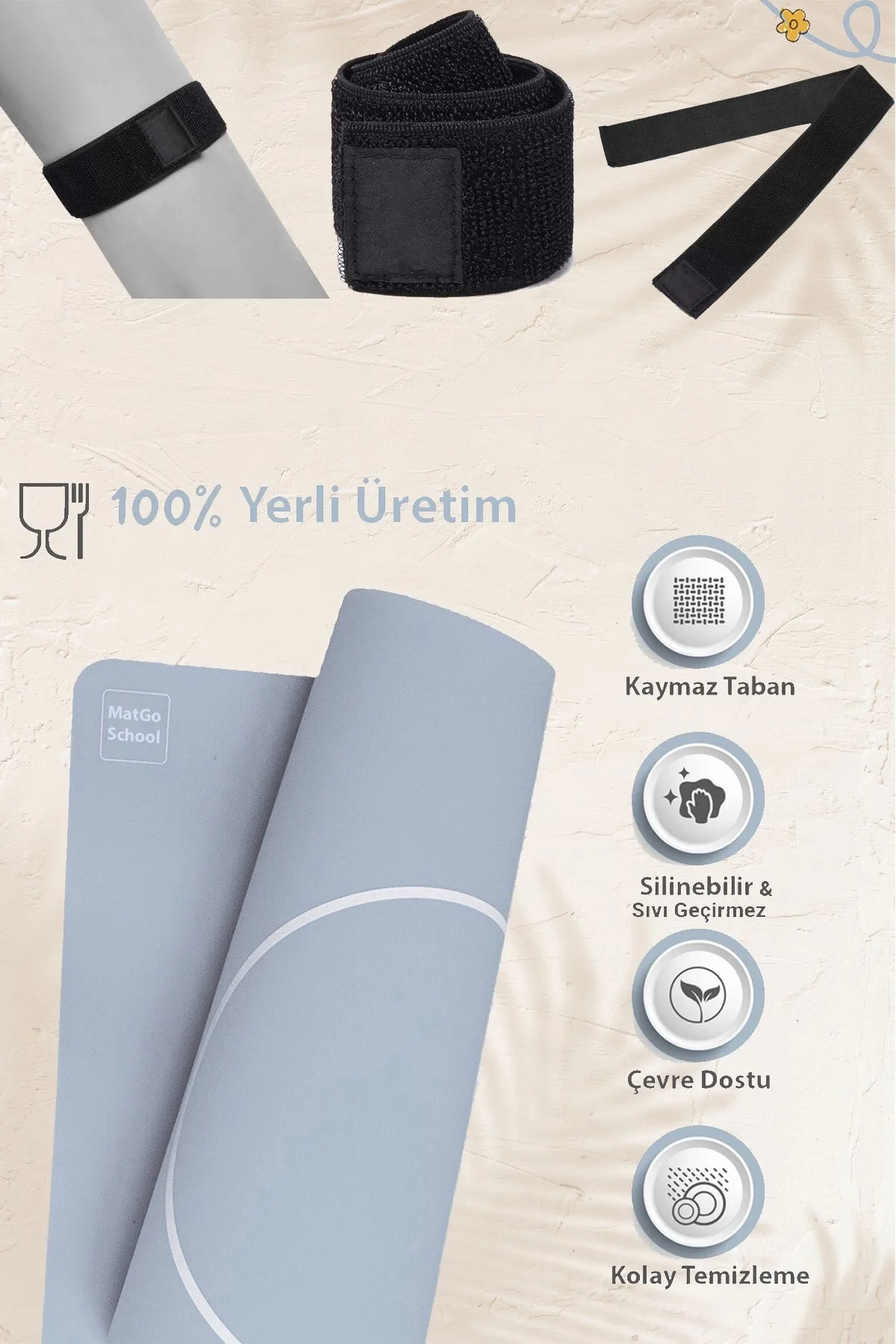 MAtGo School Kırmızı Pöti Kareli Sıvı Geçirmez Beslenme Matı Kaymaz Yıkanabilir Okul Yemek Pad 35x45cm