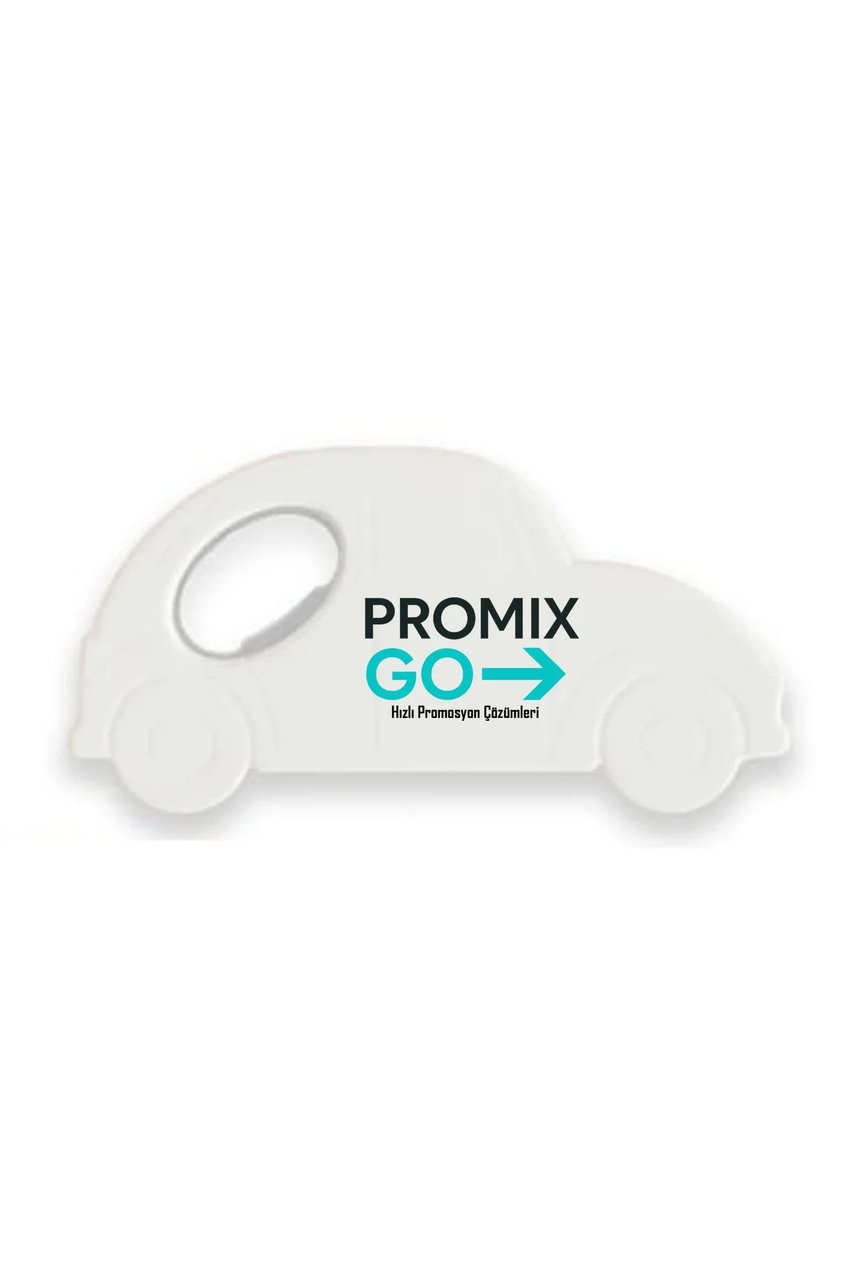 Promix Go Araba Magnet Şişe Açacağı Kişiye veya Firmaya Özel Hediyelik Reklam Promosyon Ürünü Mıknatıslı Buzdolabı Açacak, Logolu Özel Baskı