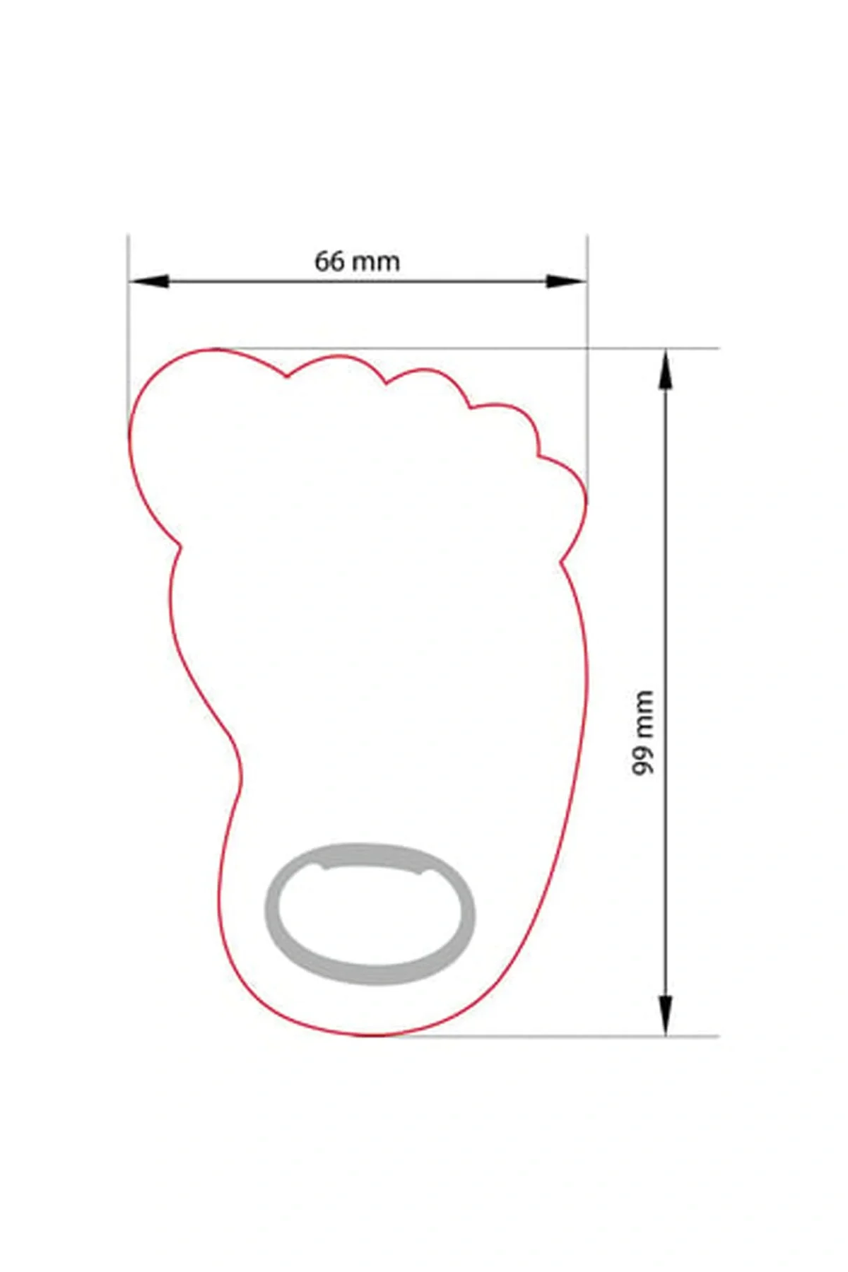 Promix Go Ayak Magnet Şişe Açacağı Kişiye veya Firmaya Özel Hediyelik Reklam Promosyon Ürünü Mıknatıslı Buzdolabı Açacak, Logolu Özel Baskı