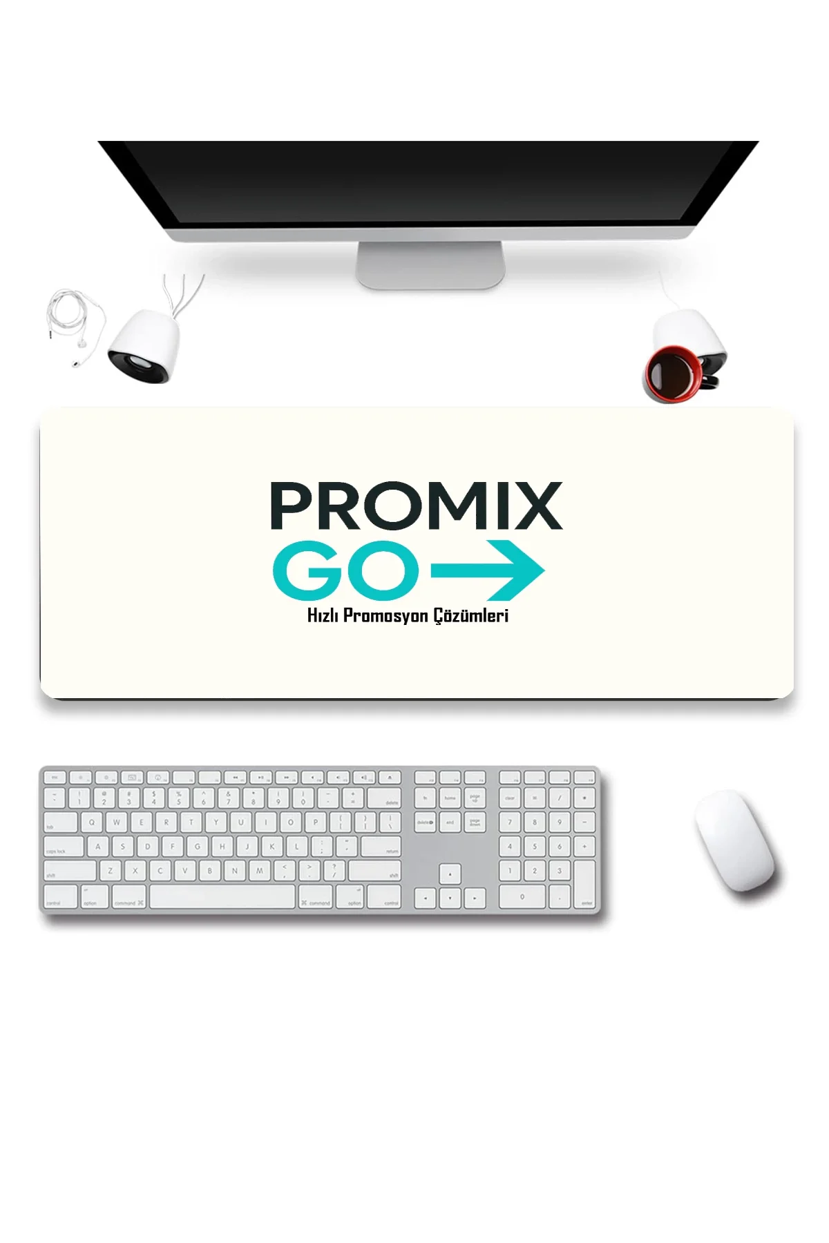 Promix Go Kişiye veya Firmaya Özel Tasarım Private Label New Design Klavye Mouse Pad 40x90cm