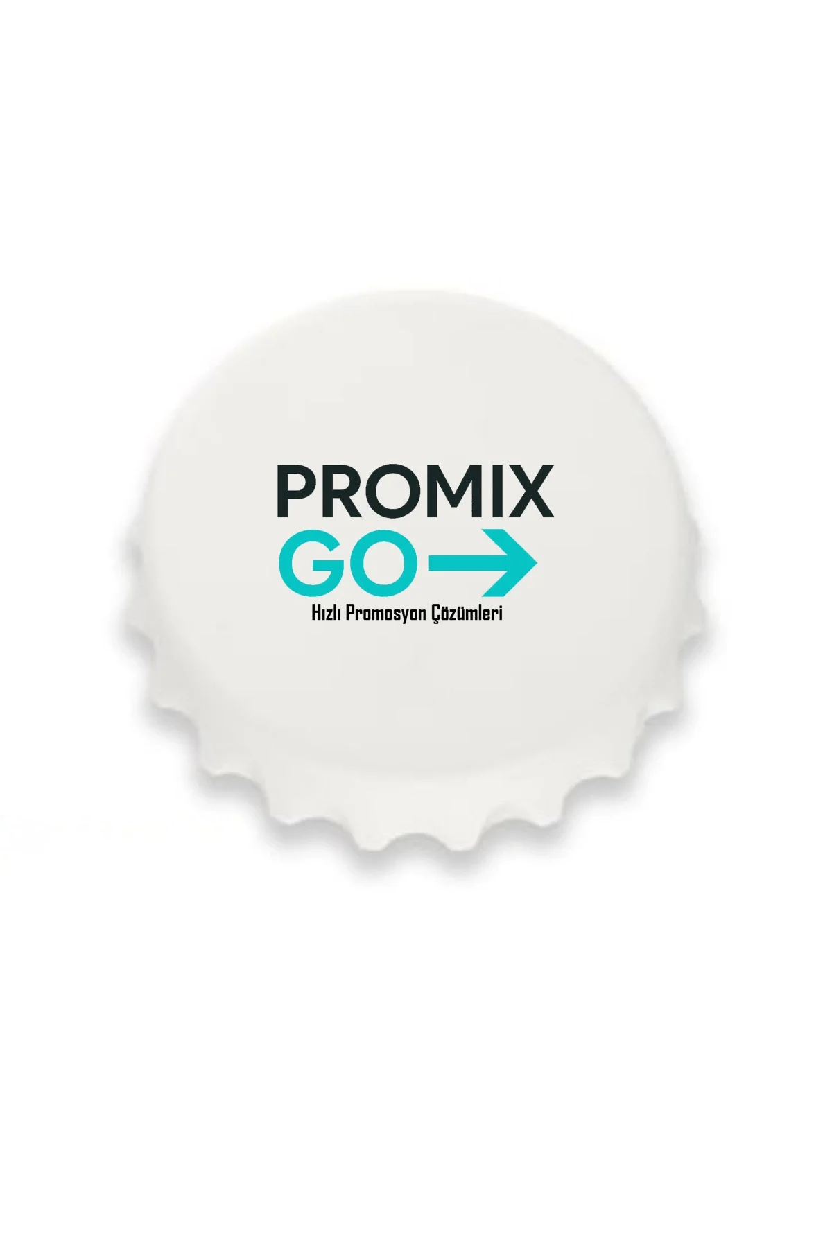 Promix Go Magnet Şişe Açacağı 77mm Kişiye veya Firmaya Özel Hediyelik Reklam Promosyon Ürünü Mıknatıslı Buzdolabı Açacak, Logolu Özel Baskı