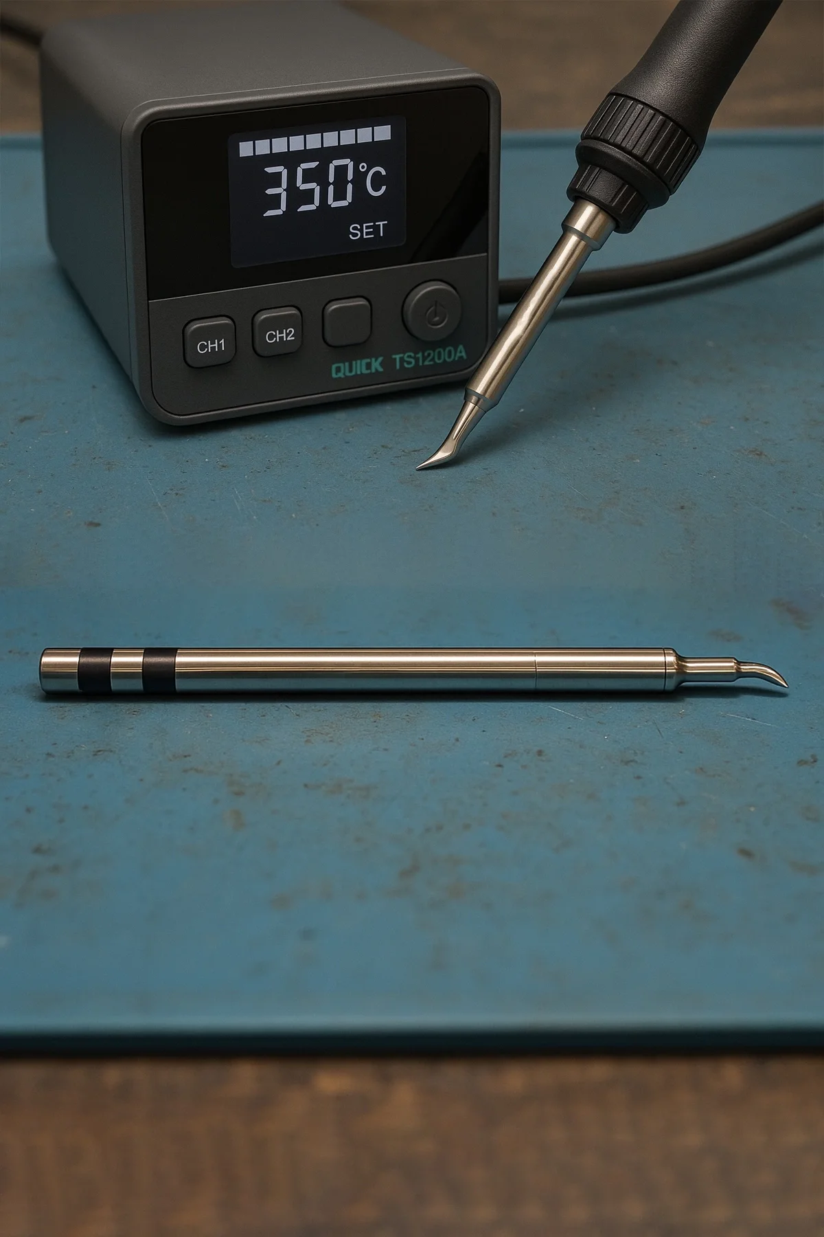 Quick TSS02-J-01 Havya Ucu – Kavisli Lehimleme Ucu (TS1200A Uyumlu)