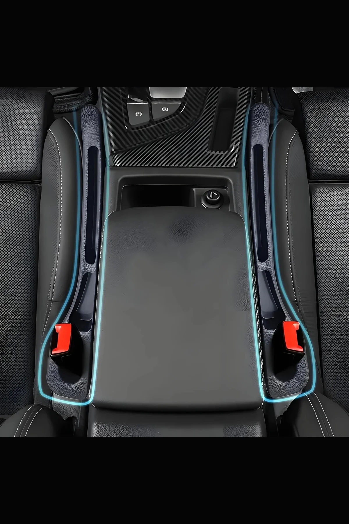 SonicTouch Koltuk Boşluk Yanı Telefon Anahtar Tutucu Araç içi Organizer Universal Kolçak Yanı Düzenleyici 2 Ad