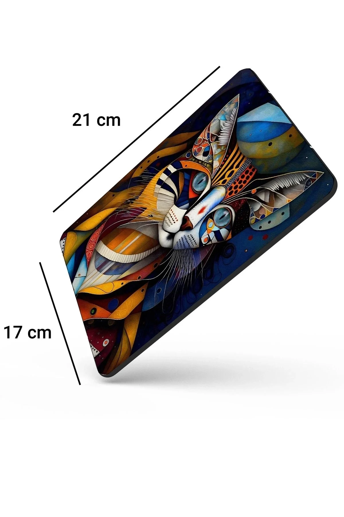 SonicTouch Dragon Li Kedi Figürlü Rengarenk Kaydırmaz Gaming Oyuncu Dikişsiz Mouse Pad17x21cm