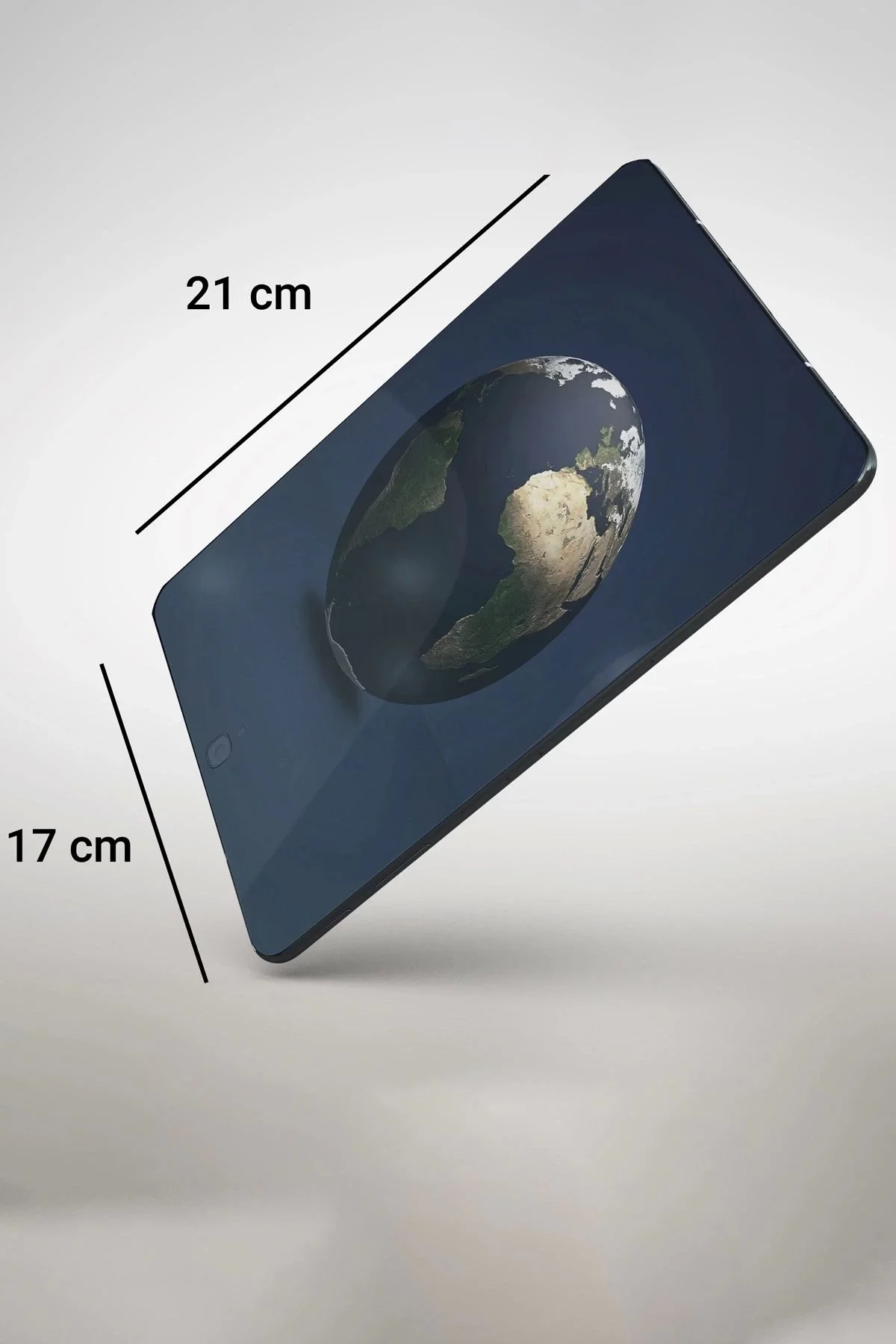 SonicTouch Dünya Desenli Kaydırmaz Gaming Oyuncu Masaüstü Dikişsiz Mouse Pad 17x21cm